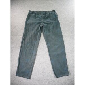 Vintage Quiksilver Pants Mens Medium Green Straight Leg AOP Monster 80s 90s Rare
